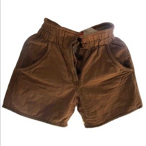 Isabel Marant Camel Cotton Shorts